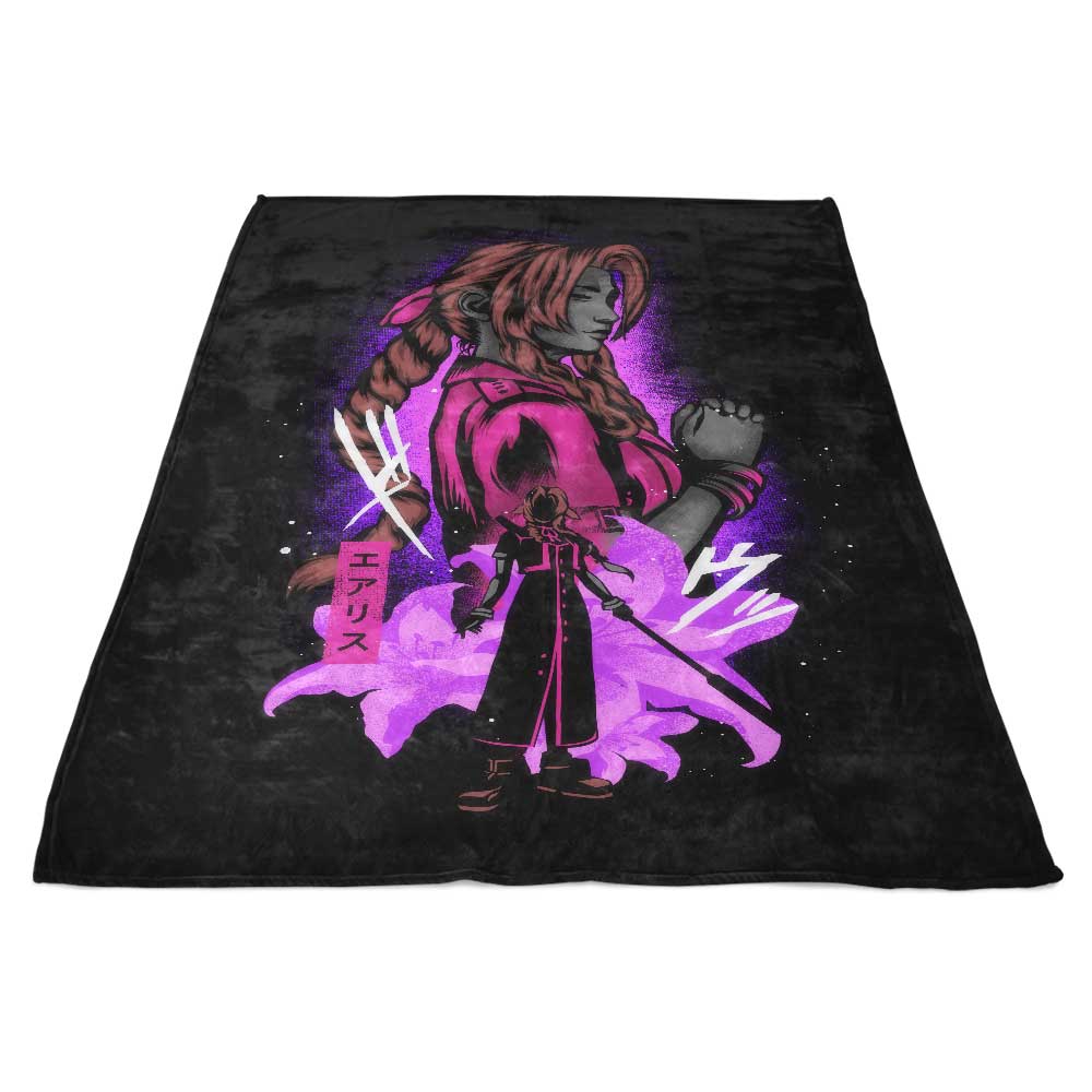 Flower Seller - Fleece Blanket