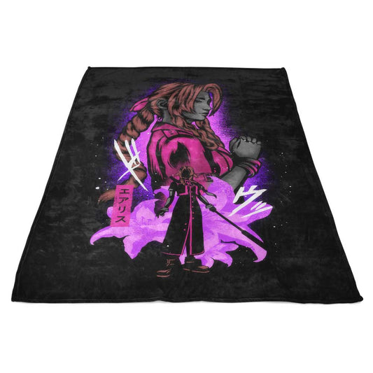 Flower Seller - Fleece Blanket