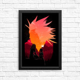 Flurry Landscape - Posters & Prints