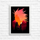 Flurry Landscape - Posters & Prints