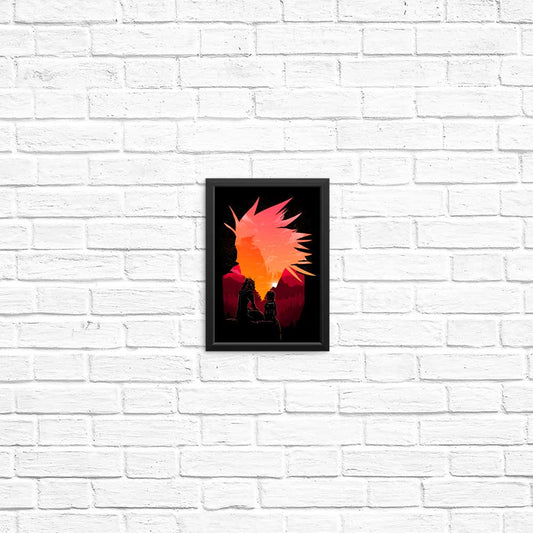 Flurry Landscape - Posters & Prints