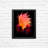 Flurry Landscape - Posters & Prints