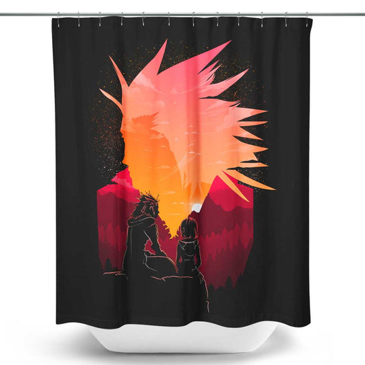 Flurry Landscape - Shower Curtain