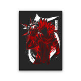 Flurry Silhouette - Canvas Print