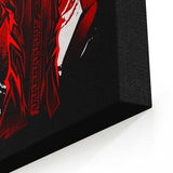 Flurry Silhouette - Canvas Print