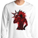 Flurry Silhouette - Long Sleeve T-Shirt