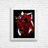 Flurry Silhouette - Posters & Prints