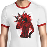 Flurry Silhouette - Ringer T-Shirt