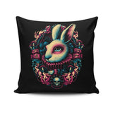 Follow the White Rabbit - Throw Pillow