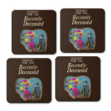 For the Recently Deceased - Coasters