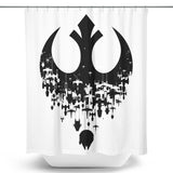 Fractured Rebellion (Alt) - Shower Curtain