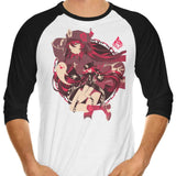 Fragrance In Thaw Hu Tao - 3/4 Sleeve Raglan T-Shirt