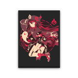 Fragrance In Thaw Hu Tao - Canvas Print