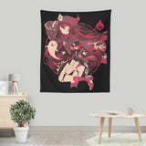 Fragrance In Thaw Hu Tao - Wall Tapestry