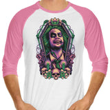 Framed Bio-Exorcist - 3/4 Sleeve Raglan T-Shirt