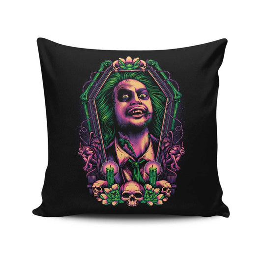 Framed Bio-Exorcist - Throw Pillow