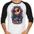 Framed Pumpkin King - 3/4 Sleeve Raglan T-Shirt