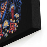 Framed Pumpkin King - Canvas Print