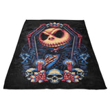 Framed Pumpkin King - Fleece Blanket