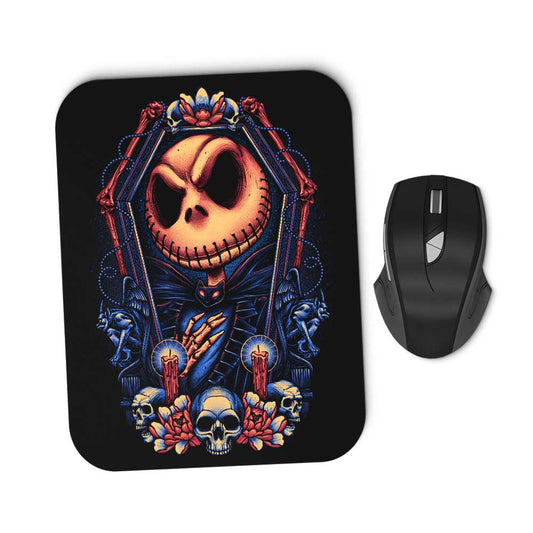 Framed Pumpkin King - Mousepad