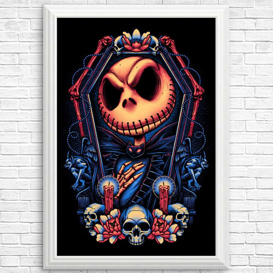 Framed Pumpkin King - Posters & Prints