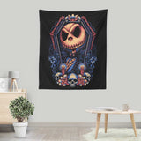 Framed Pumpkin King - Wall Tapestry