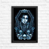 Framed Scissors - Posters & Prints