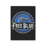 Free Blue - Canvas Print