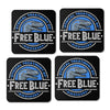 Free Blue - Coasters