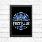 Free Blue - Posters & Prints