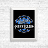 Free Blue - Posters & Prints