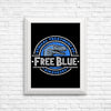 Free Blue - Posters & Prints