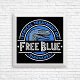Free Blue - Posters & Prints