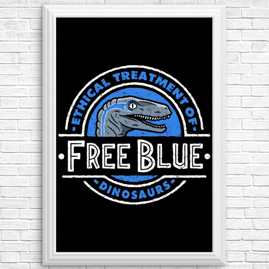Free Blue - Posters & Prints