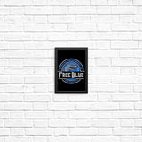 Free Blue - Posters & Prints