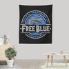 Free Blue - Wall Tapestry