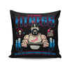 Fried Chicken and Exercise - Throw Pillow