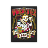 Fried Gold Lager - Canvas Print