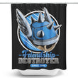 Friendship Destroyer - Shower Curtain