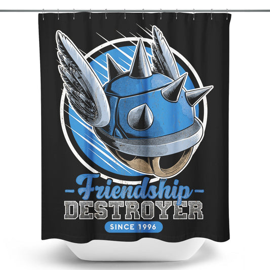 Friendship Destroyer - Shower Curtain