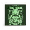 Frog Knight - Canvas Print