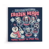 Frozen Heads - Canvas Print