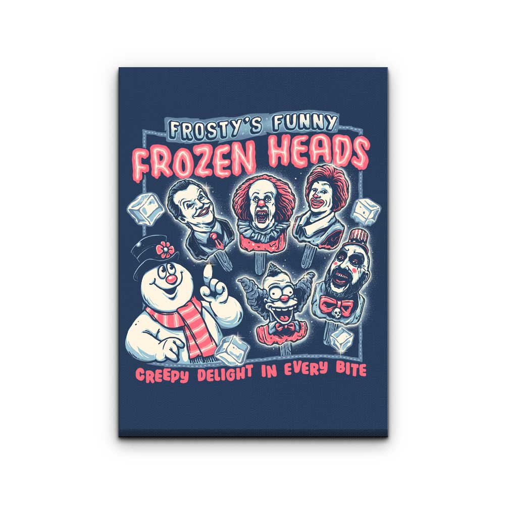 Frozen Heads - Canvas Print
