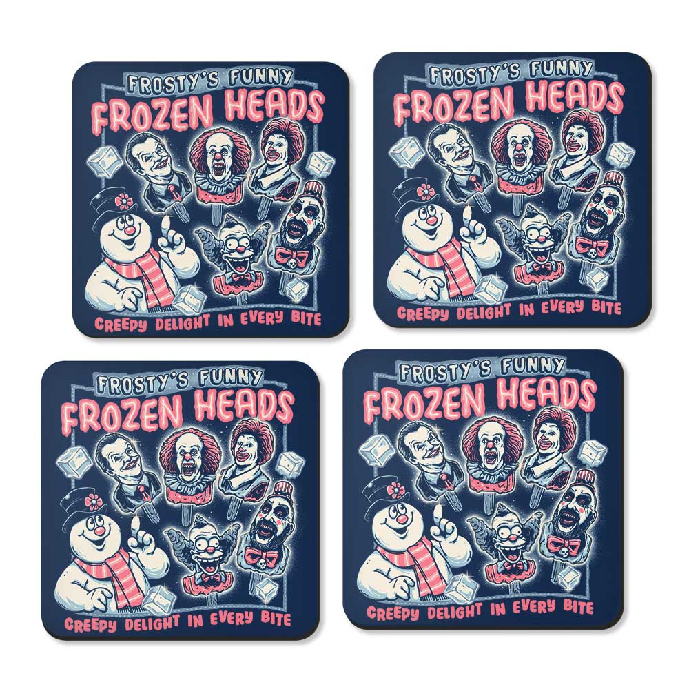 Frozen Heads - Coasters
