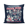 Frozen Heads - Throw Pillow