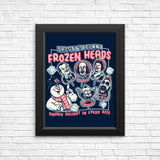 Frozen Heads - Posters & Prints