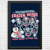 Frozen Heads - Posters & Prints