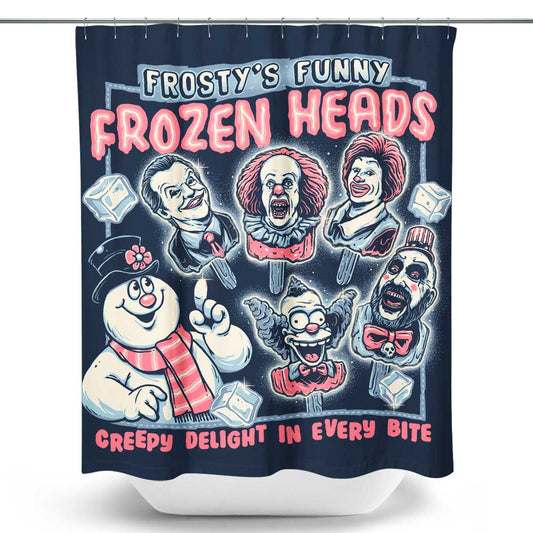 Frozen Heads - Shower Curtain