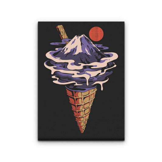 Fuji Ice Cream - Canvas Print