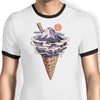 Fuji Ice Cream - Ringer T-Shirt